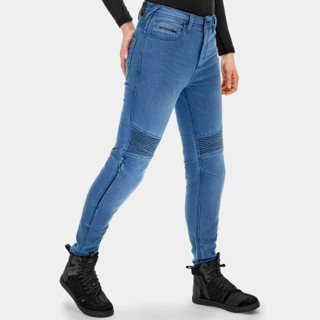 Damskie Jeansy Motocyklowe SHIMA ZENITH BLUE dżinsowe niebieski