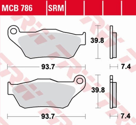 Klocki Hamulcowe TRW MCB786