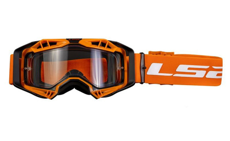 Gogle Enduro/Motocross LS2 AURA BLACK ORANGE