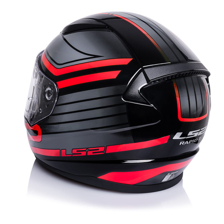 Kask Integralny LS2 FF353 Rapid II Circuit Black Red