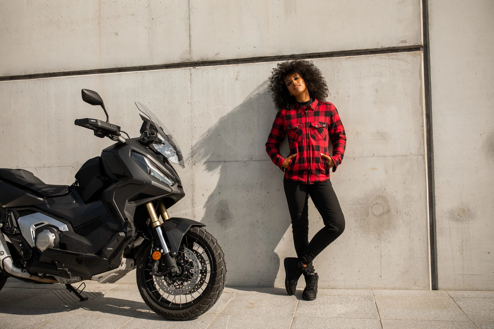 Legginsy motocyklowe SECA FLEX Czarne