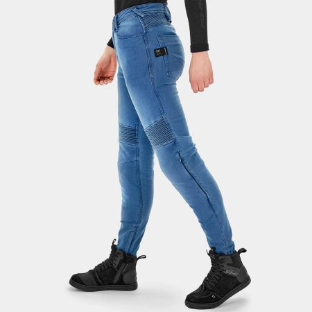 Damskie Jeansy Motocyklowe SHIMA ZENITH BLUE dżinsowe niebieski