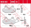 Klocki Hamulcowe TRW MCB663