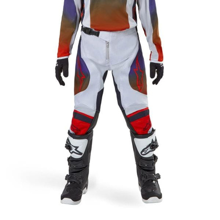 Spodnie Alpinestars MX Youth Racer Grey/Blue/Orange Dziecięce