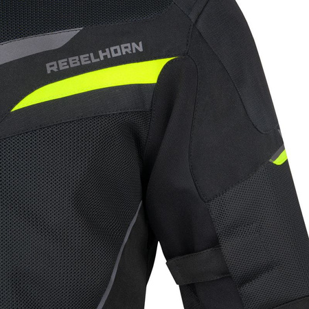 Męska Kurtka Rebelhorn Flux Black Fluo