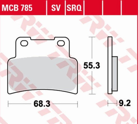 Klocki Hamulcowe TRW MCB785TRQ