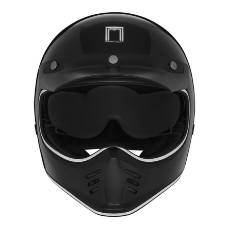 Kask Integralny Motocyklowy NOX PREMIUM-72 NP101 BLACK GLOSS