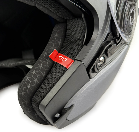 Kask Otwarty Apex JI200 SOLID TITAN blenda