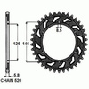 Zębatka Tylna Sunstar Aluminiowa SUNR5-3577-49