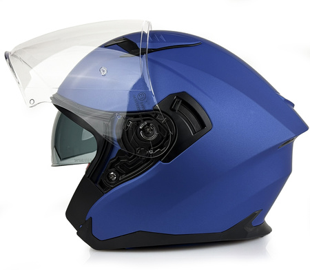 Kask Otwarty Apex JI200 SOLID METALLIC matowy niebieski
