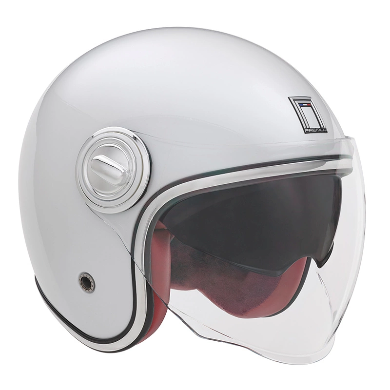 Kask otwarty motocyklowy NOX NP106 HERITAGE Biały