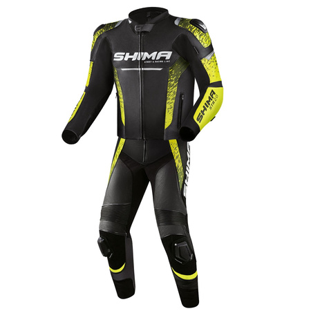 Spodnie Motocyklowe Męskie SHIMA STR 2.0 BLK FLUO