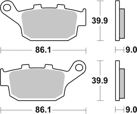 Klocki Hamulcowe SBS 881LS