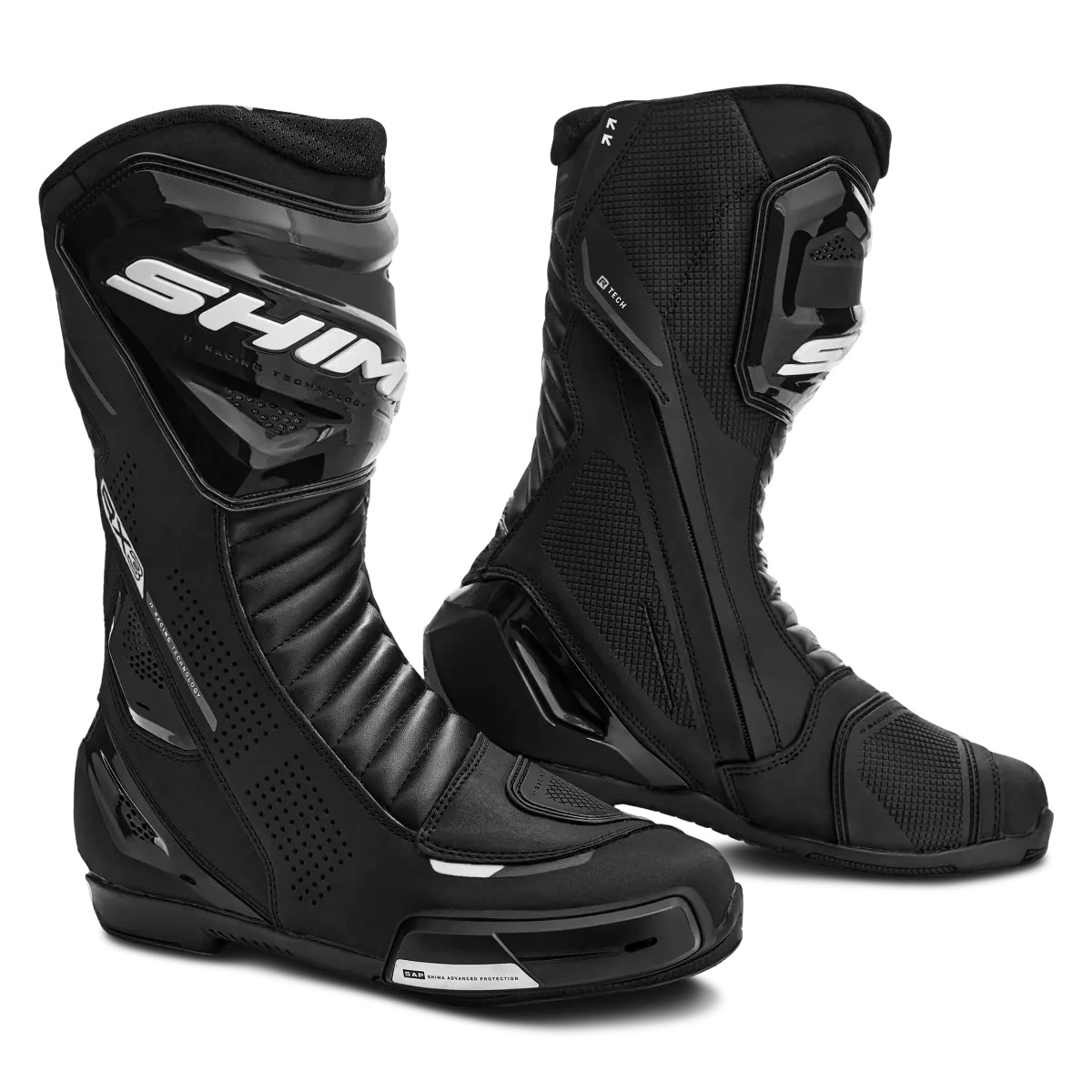 Buty Damskie Motocyklowe SHIMA RX-3 LADY Czarne Białe