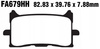 Klocki Hamulcowe EBC FA679HH