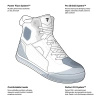 Buty miejskie motocyklowe REBELHORN VANDAL II BLACK BLUE