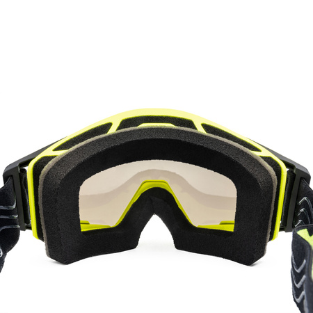 GOGLE IMX ENDURO OFFROAD SAND 2 SZYBY YELLOW MAT BLACK