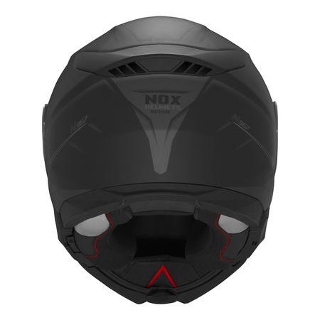 Kask Szczękowy Motocyklowy NOX FLIP-UP N967 SYNCHRO BLACK TITAN