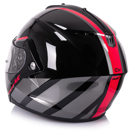Kask Szczękowy HJC C91 Tero Black Red