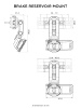 QUAD LOCK PODSTAWA MOCOWANA NA ZBIORNICZKU HAMULCOWYM - V2