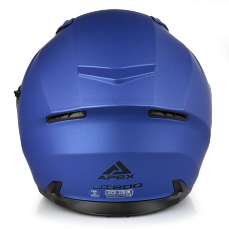 Kask Otwarty Apex JI200 SOLID METALLIC matowy niebieski