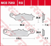 Klocki Hamulcowe TRW MCB758SI