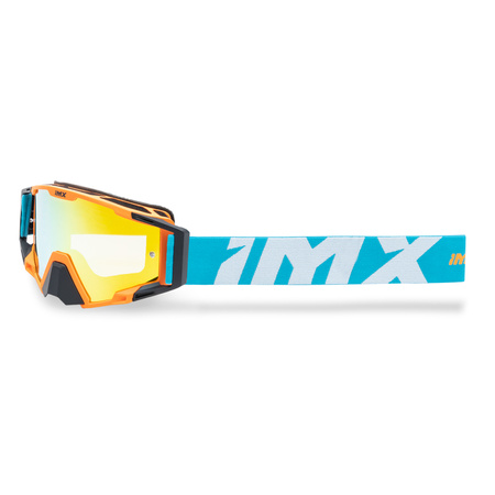 GOGLE IMX ENDURO OFFROAD SAND 2 SZYBY ORANGE BLUE WHITE