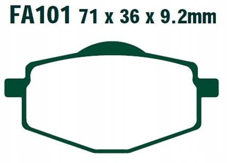 Klocki Hamulcowe EBC FA101
