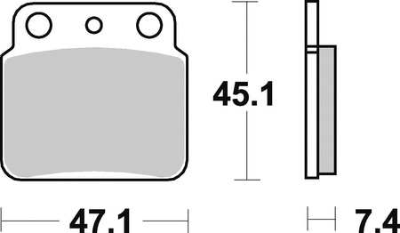 Klocki Hamulcowe TRW MCB626SI