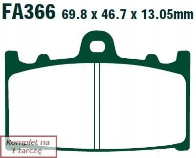 Klocki Hamulcowe EBC FA366V
