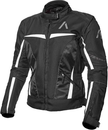 Kurtka Motocyklowa Damska ADRENALINE LOVE RIDE 2.0 PPE czarny biały