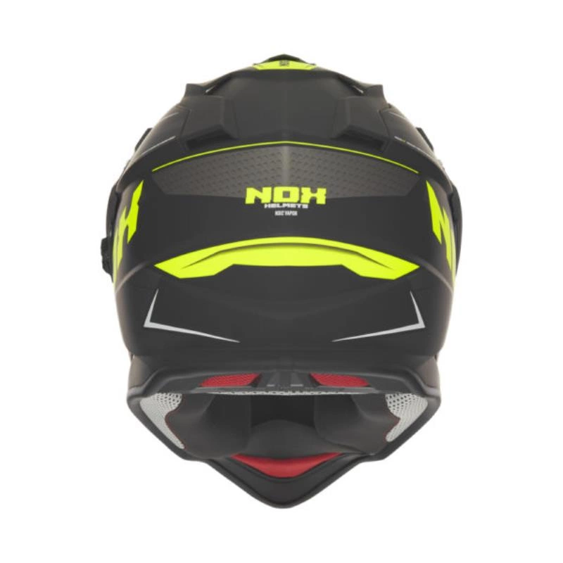 Kask off-roadowy motocyklowy NOX N312 Czarno-żółty