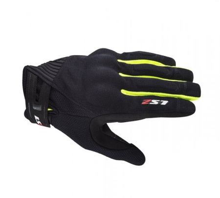 Rękawice Męskie Motocyklowe LS2 DART 2 BLACK YELLOW