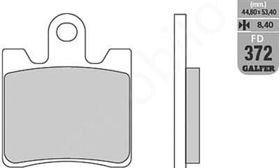 Klocki Hamulcowe Galfer FD372G1370
