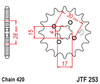 JT ZĘBATKA PRZEDNIA JTF253.12