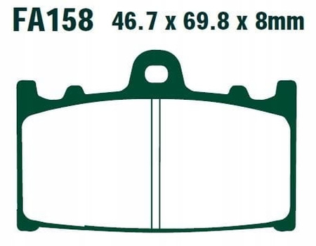 Klocki Hamulcowe EBC FA158HH
