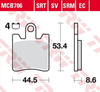 Klocki Hamulcowe TRW MCB706SRM