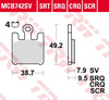 Klocki Hamulcowe TRW MCB742CRQ