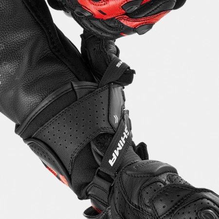 Rękawice Motocyklowe SHIMA RS-3 BLACK RED czarny czerwone