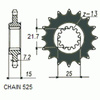Zębatka Przednia Sunstar SUNF417-14