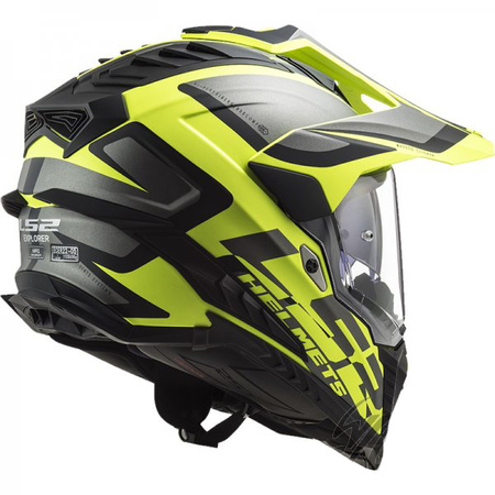 Kask Motocyklowy Enduro LS2 MX701 EXPLORER ALTER BLACK YELLOW