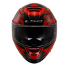 Kask integralny LS2 FF800 STORM II TRACKER BLACK RED