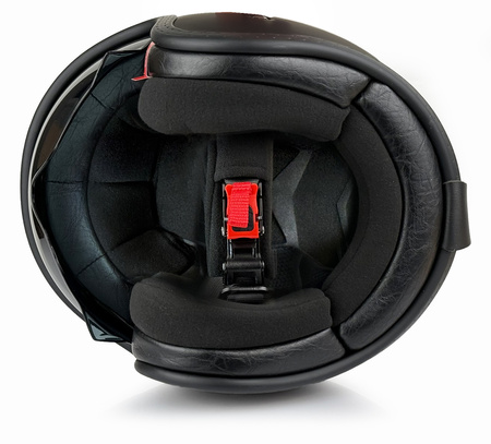 Kask Otwarty Apex JI100 SOLID MATT czarny matowy