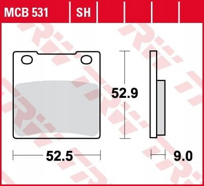 Klocki Hamulcowe TRW MCB531