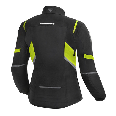 Kurtka motocyklowa tekstylna damska SHIMA RUSH FLUO