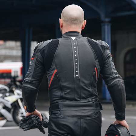 Kurtka motocyklowa Rebelhorn Veloce Black Grey Fluo