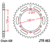 Zębatka Tylna JT JTR463.48
