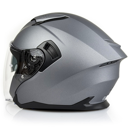 Kask Otwarty Apex JI200 SOLID TITAN blenda