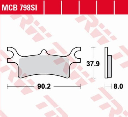 Klocki Hamulcowe TRW MCB798SI
