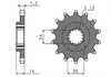 Zębatka Przednia Sunstar SUNF420-16